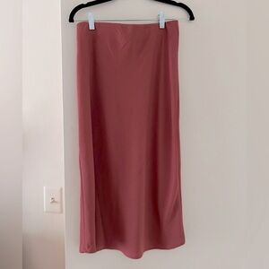 A new day midi a line coral pink slip skirt